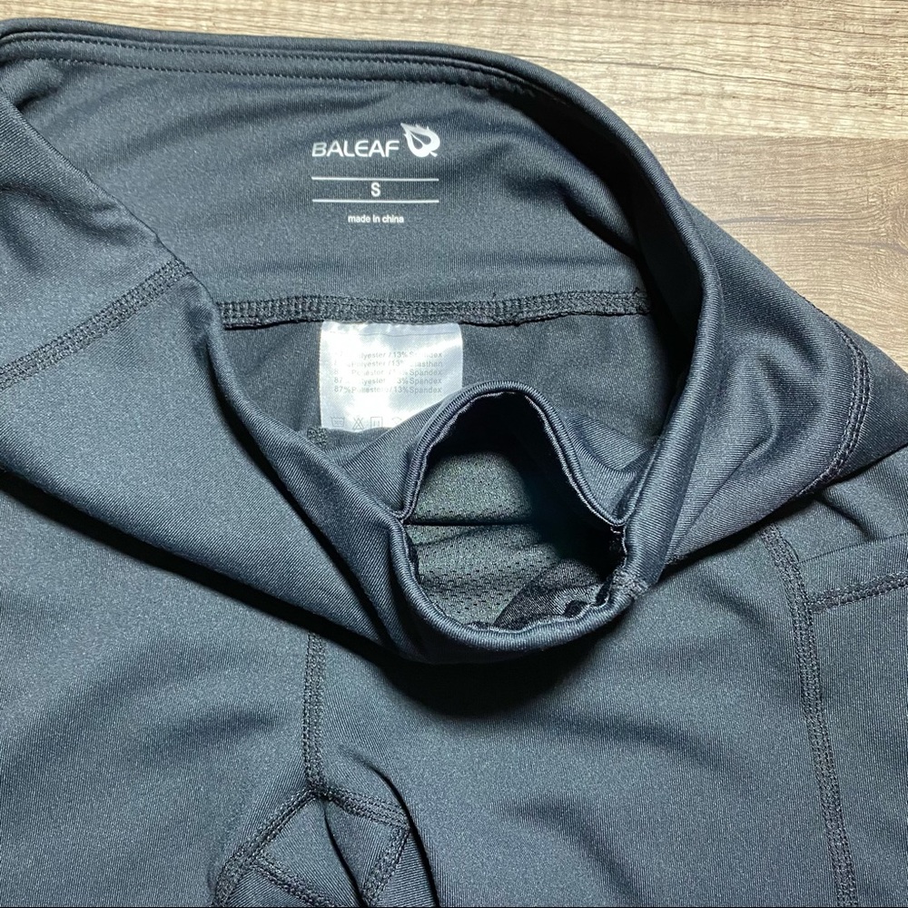 Baleaf High Rise Side Pocketed Yoga Shorts - Picture 7 of 11